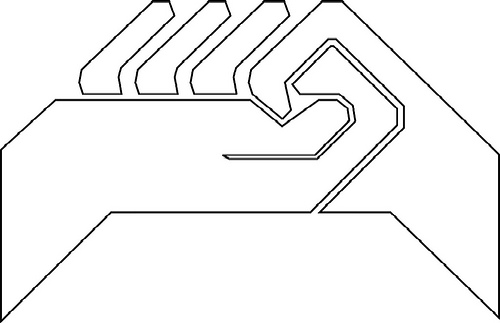 logo CGT manos (blanco)