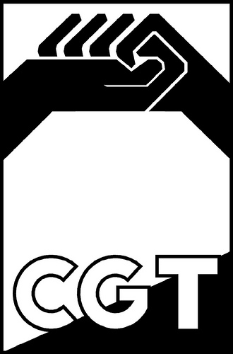 Logotipo CGT (en blanco y negro 1)