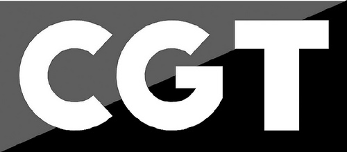 Logotipo CGT letras (escala de grises 1)