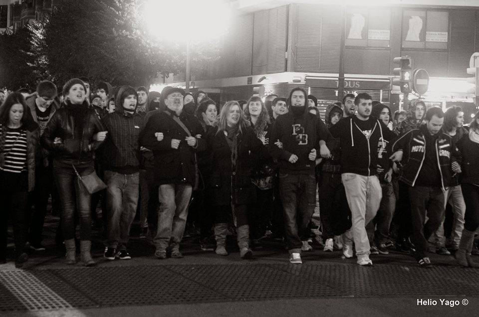 Foto de la Protesta en Valencia